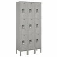 thumbnail image 3 of Salsbury Industries  63000 Series Gray Steel Triple-Tier Standard Lockers, 3 of 4