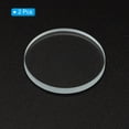 thumbnail image 3 of Unique Bargains 0.79x0.08' Dia Flashlight Glass Lens, 2 Pcs Polished Edge Glass Lens, Transparent, 3 of 5