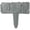 Grey, variant on Hydrating Imitation Stone Garden Fence Garden Edging Stone Form Design Deform Garden Edging Border Garden Yard Supply For Gardens Landscaping Farms-B