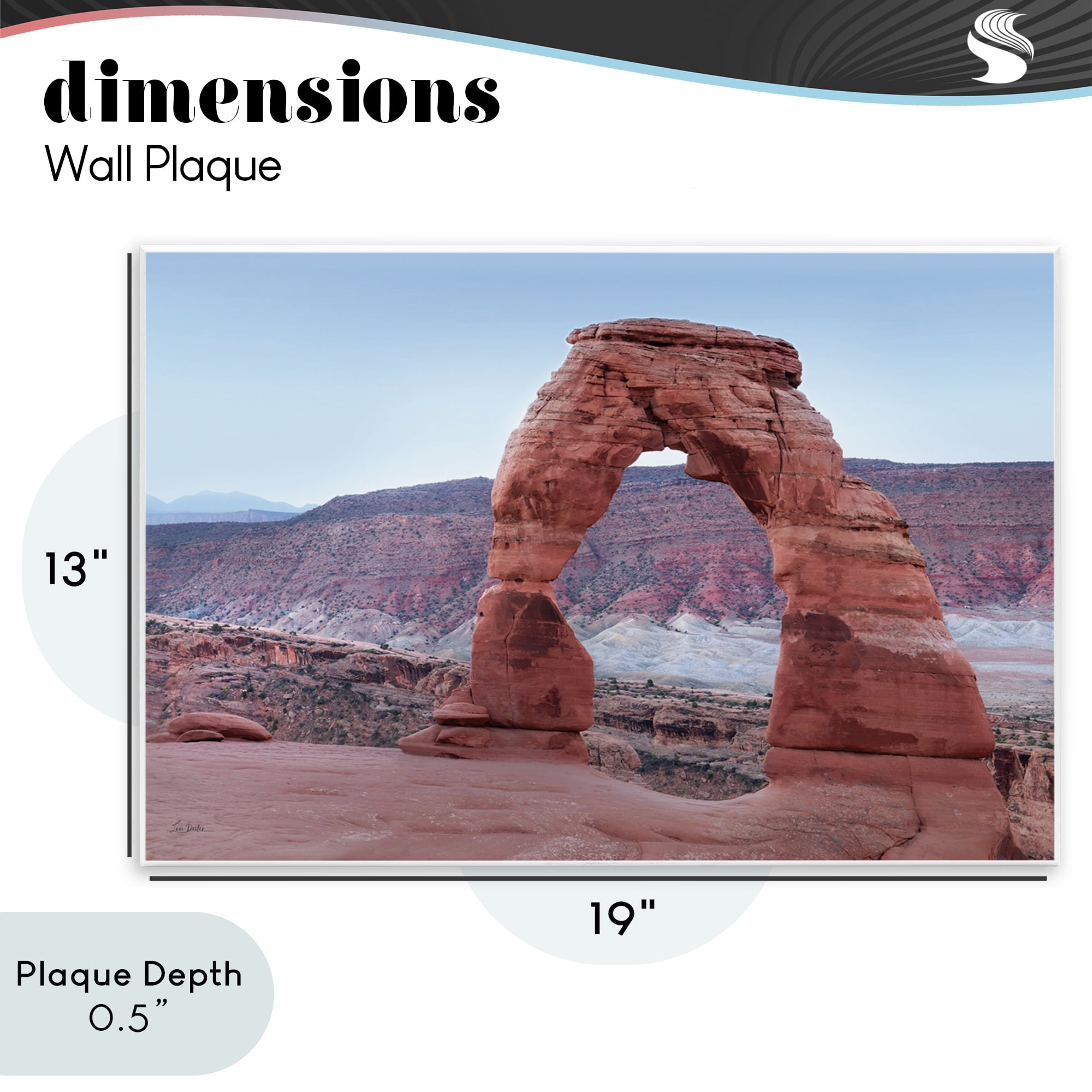 Stupell Industries Time's Sculpture Delicate Arch Wall Plaque Art, design by Lori Deiter