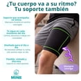 thumbnail image 4 of Muslera Compresiva para Cuádriceps e Isquiotibiales - Soporte Deportivo Elástico Antideslizante para Hombre y Mujer - Alivio de Dolor, Rotura de Fibras y Recuperación Muscular (1 pza), 4 of 10