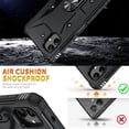 thumbnail image 2 of for Galaxy A04 Case Samsung A04 Case with Screen Protector Kickstand and Car Magnetic Sheet,Double-Layer Combination Protection,Fall Proof Protective Case for Samsung Galaxy A04(WJ Black), 2 of 16