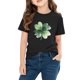 thumbnail image 4 of Blusas y camisas de manga corta con cuello redondo para niños y niñas, camisetas gráficas de manga corta, blusas con estampados bonitos para la temporada escolar., 4 of 9