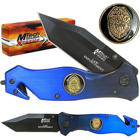 Whetstone 8" Xtreme Law Enforcement Police Folding Pocket Knife