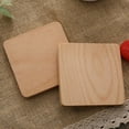 thumbnail image 3 of Cup Coaster Non-slip Versatile Wooden Beverage Drinking Coffee Coaster Kitchen Supply, 3 of 8