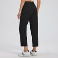 thumbnail image 2 of MASKERT Women's Stretchy Casual Pants, High Waisted Ankle Pants with 4 Pockets, Lightweight Travel Work Pants for Women, Business Casual Pants for Office and Golf, 2 of 11
