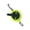 Bright green, variant on JROCHE Rental Room Clothesline with Round Storage Body, Portable Laundry Line for Travel Dorm Balcony and Camping Use