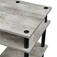 thumbnail image 4 of Designs2Go No-Tools Student Desk with Shelves in Light Gray Wood Finish, 4 of 6