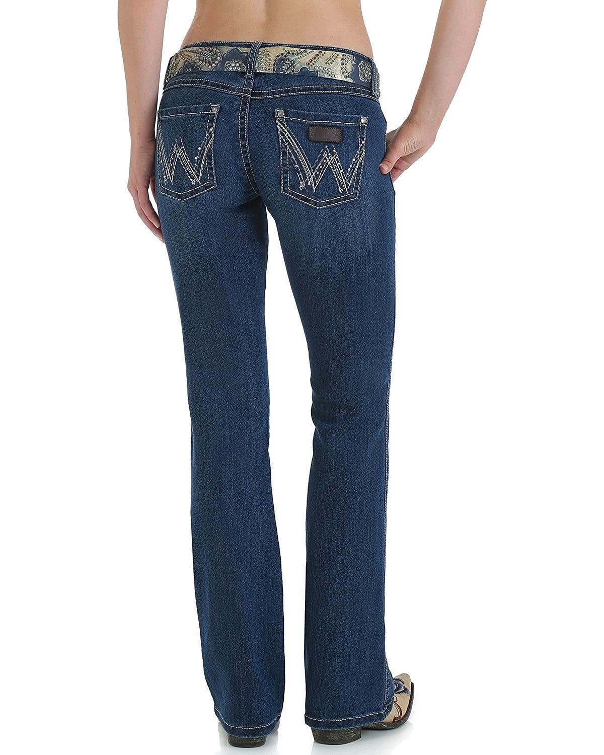 wrangler women's retro sadie jeans boot cut - 07mwztb 
