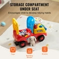 thumbnail image 3 of KFFKFF Toddler Push Car, 1-3 Years, Ride Racer, Transition from Sitting to Standing, Children's Car with Musical Steering, Horn, Storage Under Seat, for Young Kids, 3 of 9