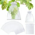 thumbnail image 2 of 100 Pieces Grape Strawberry Fruit Grow Bags Net Plant Protection Bags For Pest Control Garden Tools Anti-Bird, 2 of 10