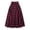 Red, variant on Joernso Women Midi Skirt Plaid Print High Waist A-Line Skirt Large Hem Design Slimming Effect Autumn Winter Skirt