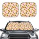 thumbnail image 2 of Fotbe Hamburger Pizza Juego de 2 Piezas de Parasoles para Parabrisas | Bloqueador Solar para Auto | Accesorios Plegables para Protección Solar Interior-Large, 2 of 6