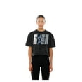 thumbnail image 4 of Women's New Era Black Dallas Cowboys Boxy Cropped Sport Night Mineral Wash T-Shirt, 4 of 5