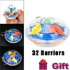 VoberryÂ® 32 Barriers 3D Labyrinth Magic Ball Balance Magic Maze Perplexus Puzzle New Cute Magic Lovely Funny Intelligent Educational Kids Children Boys Girls Baby Games Toys Gifts Presents Novelty