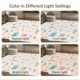 thumbnail image 7 of ODIKA 4'x6' Soft Pastel Tones Safari Adventure Washable Area Rug Whimsical Animal Patterns for Playful Spaces Stain Resistant, Low Pile, Easy Care for Dorm Room, Small Living, 7 of 7