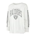 thumbnail image 2 of Women's '47 White Las Vegas Raiders Statement-Long Sleeve T-Shirt, 2 of 3