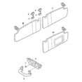 thumbnail image 4 of Car Interior Sunvisor W/Mirror for Skoda Octavia 3 A7 Fabia Mk3 Karoq Rapid Seat Leon Arona Ibiza/ST, 4 of 5