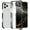 Black, variant on For iPhone 17 Pro Max Acrylic Tough 2.5mm Transparent ShockProof Hybrid Case Cover - White