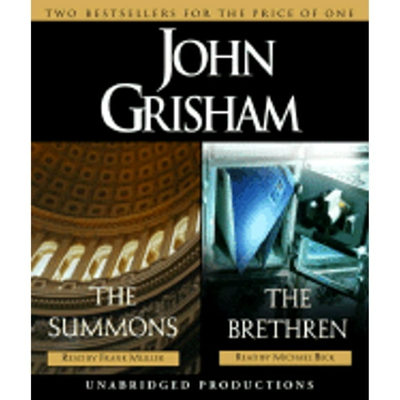 Pre-Owned The Summons/The Brethren (Audiobook 9780739342770) by John Grisham, Frank Muller, Michael Beck