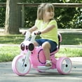 3 Wheel LED Mini Motorcycle Trike, Ride on Toy for Kids by Rockin