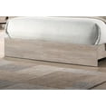 thumbnail image 6 of Queen Size Bed And 2x Nightstands Cream Color Transitional Style Wooden Bedroom Tufted Headboard Bedframe, 6 of 7
