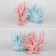 thumbnail image 4 of Decoración de Coral falso rosa y azul SSuperp 2 uds, 4 of 5