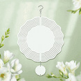 thumbnail image 3 of 12 Pack 10 Inch Sublimation Wind Spinner Blanks 3D Wind Spinners for Yard and Ornaments Hanging Decoration, 3 of 8