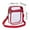 D, variant on PRETXORVE Clear Bag, Clear Bag for Stadium, Pvc Transparent Chest Bag Fashionable Men'S and Women'S Small Bag Casual Travel One Shoulder Crossbody Storage Bag