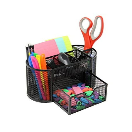 Mesh Desk Organizer Caddy For Office Supplies Accessories Mesh Desk Organizer Caddy For Office Supplies Accessories Black