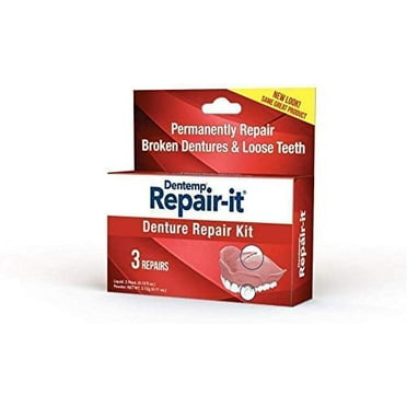 Dentemp Repair-It Advanced Formula Denture Repair Kit, 3 Repairs