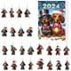 thumbnail image 1 of ¡Liquidación Total!, Nuevo calendario de adviento navideño de 2024 Calendario de adviento coleccionable con divertidos perros Akmoler, 1 of 7