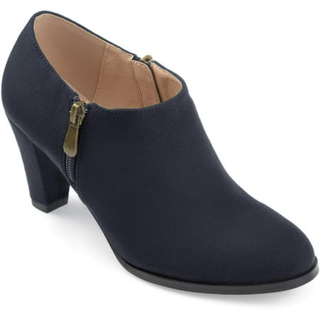 Brinley Co. - Brinley Co. Women's Faux Suede Low-cut Comfort-sole Ankle ...