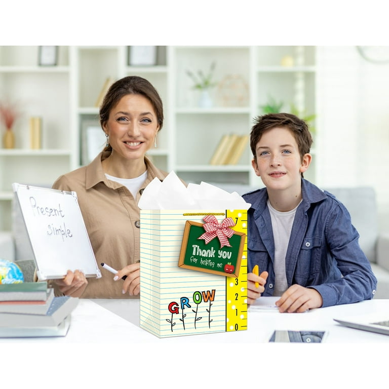 Teacher Appreciation Thank You Cards – "Thank You For Helping Me Grow" Gift Cards From Students