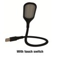 thumbnail image 3 of tredstone Bedroom Bedside Night Light Tabletop Rotating Desk Reading Lamp Powerful Brightness Student Lighting Tool for Office Black with Touch Switch, 3 of 6