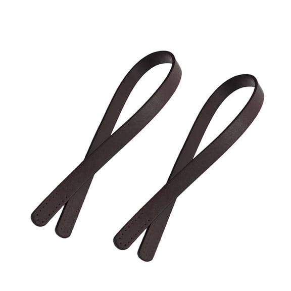 HONMEET 2 Pcs Replacement Tote Bag Straps for Women Handbags, Deep Coffee PU , and Stylish