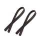 thumbnail image 3 of 2 piezas 60cm PU Bolso de cuero Manijas Bolsa de mano duradera Correa de repuesto Bolsa de pespunte poroso Cinturón para mujeres Damas Bolsa de bricolaje (café profundo), 3 of 7
