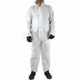 thumbnail image 6 of MMBM White Disposable Microporous Coveralls 55G with Hood, Cuffs, Ankles, Waist - 5XL 25 Pcs, 6 of 10