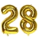 thumbnail image 1 of Globo con número EBAIJQUO 28, dorado, 40 pulgadas, para decoración de fiestas, 1 of 6