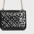 thumbnail image 2 of Unique Bargains Lipstick and Perfume Cover Handbag Charm Colorful 1 Pc Black White, 2 of 5