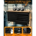 thumbnail image 2 of M optimized 61" Rolling Tool Chest with 9 Drawers, Lockable Tool Cabinet with Wheels, Mobile Workbench for Garage and Workshop Storage, Large Rolling Tool Chest, 2 of 7