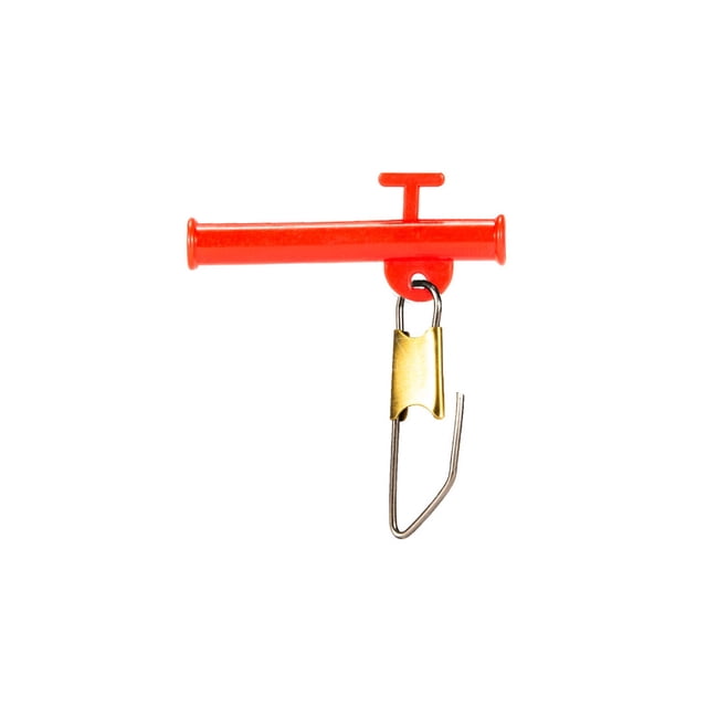 Sonducket Paquete de 10 broches giratorios de pescado clip de liberación fuerte divisor de gancho giratorio ABS / pequeños accesorios al aire Type1 NO1