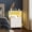 White with 2 Fabric Drawers, variant on Fairy Night Stand with Charging Station, Bed Side Table, Nightstand with 2 Fabric Storage Drawers, Black