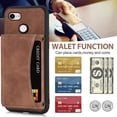 thumbnail image 4 of MYKOMI Phone Case for Google Pixel 3 XL Wallet Cover with HD Screen Protector and PU Leather Credit Card Holder Stand Rugged Cell Accessories Pixel3XL Pixel3 LX Pixle 3XL Women Men, 4 of 7
