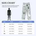 thumbnail image 6 of Kdxio Goose and Doodle Flowers Print Men's Sleep Pajama Pant Lounge Pants with Pockets, 6 of 8