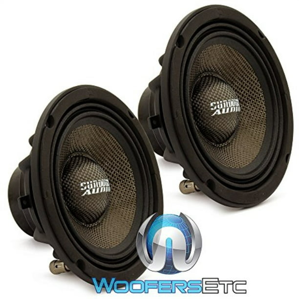Pair Sundown Audio Neopro 6 5 V3 8 6 5 180w Rms 8 Ohm Carbon Fiber Midrange Speaker Walmart Com Walmart Com