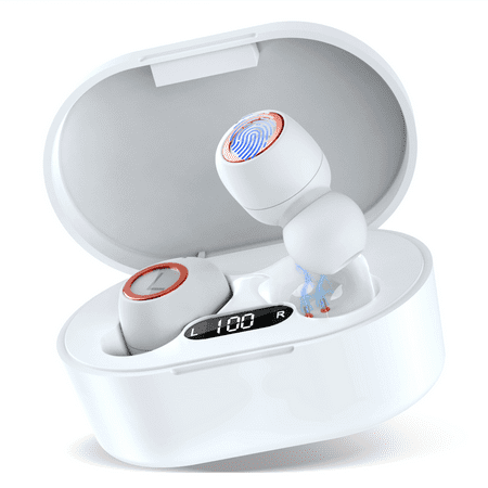 UX923 Wireless Earbuds Bluetooth 5.0 Sport Headphones Premium Sound Quality Charging Case Digital LED Display Earphones Built-in Mic Headset for Lenovo Legion Duel