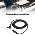 thumbnail image 3 of Cable de micrófono XLR macho a hembra Cable de micrófono conductor OFC cabezal acodado conector de 3 pines profesional para estudio de grabación, 3 of 8