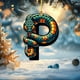 thumbnail image 1 of Adornos navideños colgantes, árbol de Navidad acrílico 2D, 26 letras, regalo decorativo, fiesta familiar, decoración colgante, jardín, Navidad, Halloween., 1 of 5