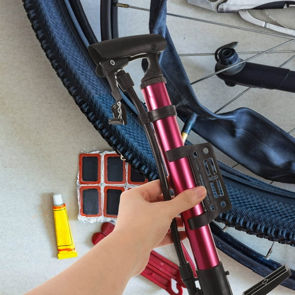 WASHWEPE 1Pack Compact Bike Air Pump for Bicycle and Electric Scooter Multi Color